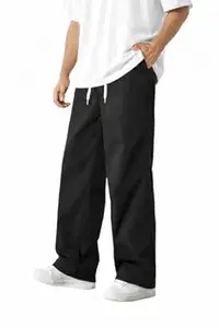 NETCLICK Men's Straight Fit Track Pant with Zipper Pocket | Gym Joggers | Activewear & Casual Sports Lower