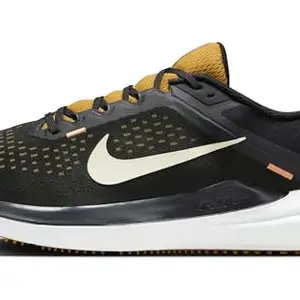NIKE Mens Running Shoes Air Winflo 10-Black/Olive Aura-Bronzine-Amber Brown-Dv4022-009-10Uk