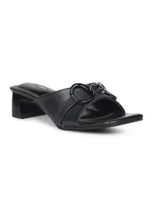 Bata Women's Mule Heels – Elegant, Comfortable Slip-On Heeled Sandals for Stylish Occasions