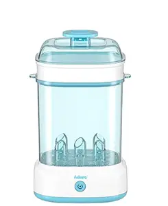 Adore Advanced Espresso Electric Steam Baby Bottle Sterilizer Machine with 1 Year Warranty– Universal Sterilizer for Feeding Bottles: Plastic + Glass + Pacifiers + Breast Pump Parts (1 Year Warranty)