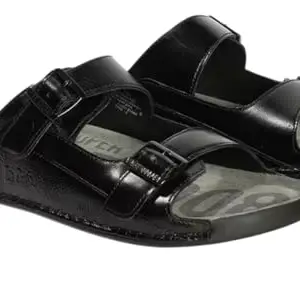 Lee Cooper Men's LC7219C Leather Sandal_LC7219C_Black_44