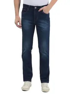 Numero Uno Men's Blue Slim Fit Sustainable Jeans