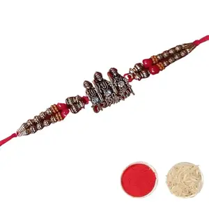 Rakhi with Roli Chawal Pack for Brother Boy Kids | Rakhi's Kids Combo Rakhi for Brother Bhaiya Sister Men Premium Designer (Pack of 2)