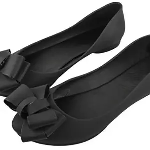 CASSIEY Latest Collection, Soft & Comfortable Belly Shoes Sandal For Women's and Girl's- Black