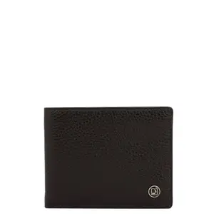 Da Milano RFID Protected Leather Wallet for Men with Card Slot - Brown