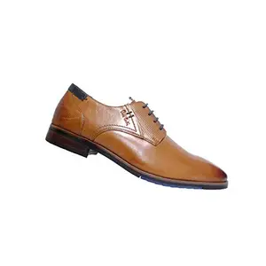 Pierre Cardin Men's Leather Uniform Dress Shoe (PC 9020 TAN)