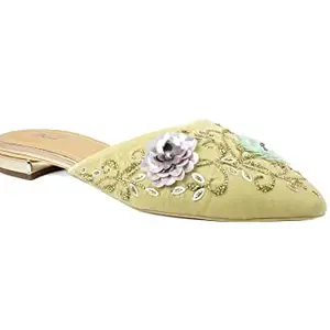 Inc.5 Flat Women's Fashion Sandals 600223_BEIGE