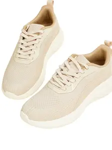 Max Men Mesh Sports Shoes (Beige_37)