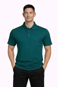 Walrus Men Stylish Solid Casual Polo Tshirt|Mars T Shirt with Pocket White Colour M Size|Breathable & Comfortable |Pack of 1|