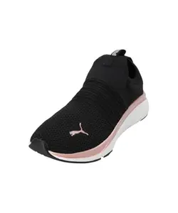 Puma Women,Softride Pro Echo Slipon WNS,Black-Rose Gold-White Running Shoe - 6 UK (31088904)