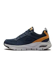 Skechers Mens Arch FIT-SERVITICA Navy Casual Shoe - 10 UK (232101-NVY)