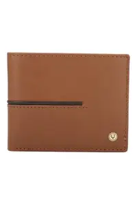 Allen Solly Men Brown Solid Genuine Leather Wallet