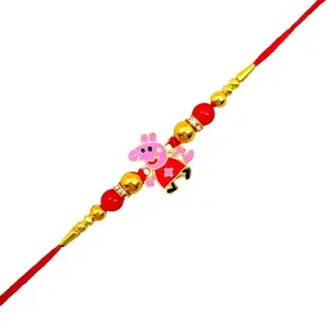 JAIPUR ACE Cartoon Rakhi for Kids | Kids Rakhi for Boys Girls, Comes Greeting Card (Design-12)