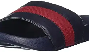 Carlton London Men's Cl-pik-sl01_Navy Maroon Low-Top-8 UK