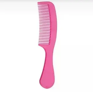 Professional Handle Comb, Wide-Toothed Detangling Hair Comb, MULTICOLOUR PACK OF 1PC