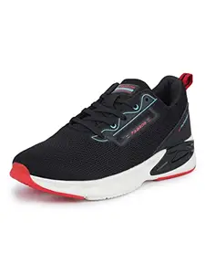 ABROS Men's ASSG1213 Sports Shoes -Black/Red- 9UK