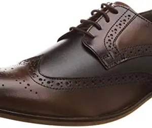 San Frissco Men's Tan Formal Shoes - 10 UK (44 EU) (7702)