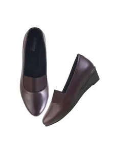 TRYME Comfortable Stylish Slip on Everyday Wear Light Weight Bellies for Women and Girls Maroon