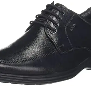 Bata Mens Flat Uniform Dress Shoe, Black, 7 UK