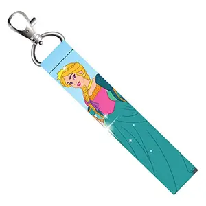 ISEE 360® Cartoon Princess Lanyard Tag with Swivel Lobster for Gift Luggage Bags Backpack Laptop Bags L X H 5 X 0.8 INCH
