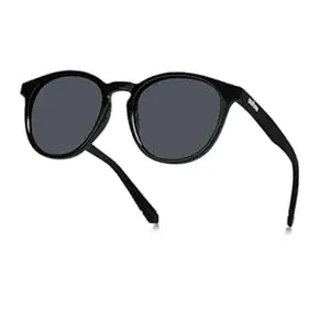 Dervin UV Protected Full Rim Round Polarized Sunglasses for Men & Women
