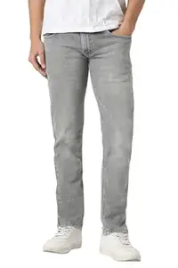 Peter England Men's Skinny Fit Jeans | Denim Mid Washed | Casual Wear | Stylish Bottoms
