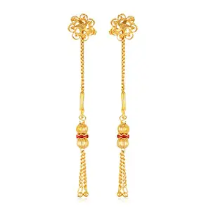 VFJ VIGHNAHARTA FASHION JEWELLERY Vighnaharta Screw back alloy thred ( Suidhaga ) Earring valentine day gift valentineday gift for her gift for him gift for women gift for men love gift gifts ValentinesDay2023 for Women & Girls [VFJ1697ERG-SUIDHAGA ]