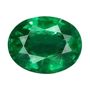 STONEFLEX 8.25 Carat Zambian Emerald/Panna Earth Mind Stone Unheated Untreated Natural Original Certified AAA++ Quality for Men and Women (Lab Approved)