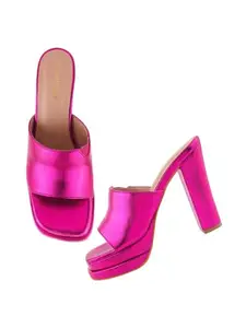 Shoetopia Women's Heeled Sandal-7 Kids UK (Girls-Hippo-Magenta)-EU40