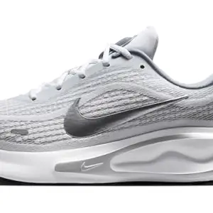 Nike Journey Run-White/Metallic Silver-Black-Ashen SLATE-6UK