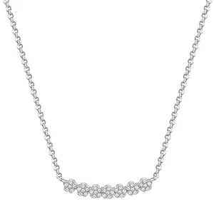 GIVA 925 Anushka Sharma Silver Blooming Flower Necklace | Gifts for Girlfriend, Gifts for Women & Girls| With Certificate of Authenticity and 925 Stamp | 6 Month Warranty*