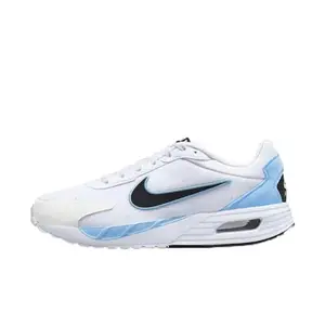 Nike AIR MAX Solo-White/Black-Aquarius BLUE-WHITE-DX3666-103-7UK