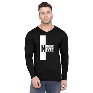 ALLEN BLACK Men's Round Neck T-Shirt Comfortable & Stylish Men's T-Shirt Idea for Gym, Sports, Casual Outings, or Lounge Wear - Large$2892 Navy