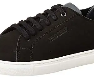 Red Chief Men Black Leather Boat Shoes-10 UK (44 EU) (RC3625 001)