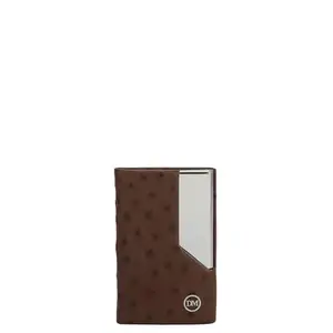 Da Milano Leather Card Holder for Men & for Women - Brown (10315)