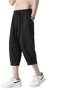 Lymio Men Shorts || Three Quarter Pant for Men || 3/4 Casual Cotton Shorts (Short-46-49)