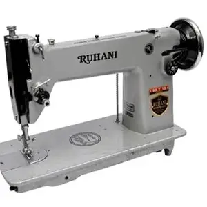 RUHANI Umbrella square arm Home sewing Machine Top with Tool Kit | Cast Iron Machine | Silver Color