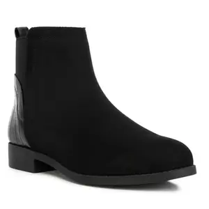 London Rag Croc Back Panel Chelsea Boots