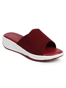 ICONICS Women's Heels, Red, 6