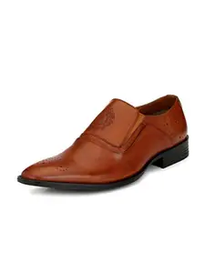 Alberto Torresi Men's Rust Formal Shoes - 9 UK/India (43EU)(60886 RUST-43)