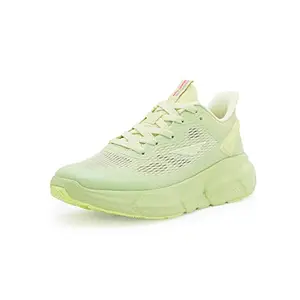 Red Tape Sports Shoes for Women's- Neon Green Lace-Up, Shape Adjustable Sports Athleisure Shoes, Perfect for Walking & Running