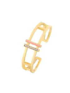 Yellow Chimes Cuff Bracelet For Woman | Fashion Golden Bracelet For Women Hand Accessories For Women | Open Kada Bracelets for Girls | Birthday Gift for Women Anniversary Gift for Wife