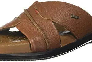 Lee Cooper Men Tan Leather Outdoor Sandals-8 UK (42 EU) (9 US) (LC3017C)