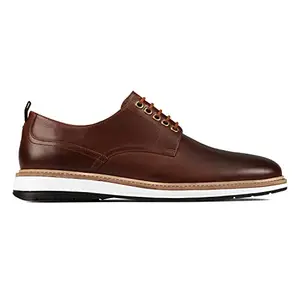 Clarks Men's Chantry Walk Dark Tan Lea Derby-10 UK (26155070