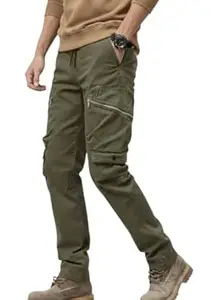 ODDMONKEY Men Cargo || Casual Trouser || Cargo Pant for Men - Stylish, Comfortable, Multi-Pocket Design for Outdoor, Work Wear & Casual