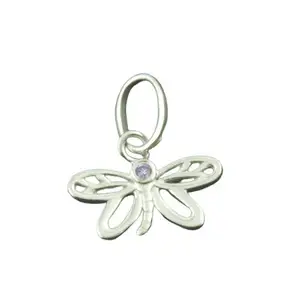FOURSEVEN Jewellery 925 Sterling Silver Dreamy Dragonfly Pendant, Fits in Necklace for Women and Girls