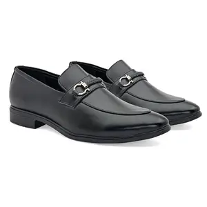 STANPHORD Men's Apex Black Formal Shoes_9 UK (TPSH M606)