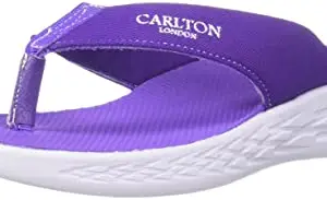 Carlton London Womens Ballet Flat, Purple-Purple, 3.5 UK