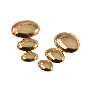 MEENAZ Earrings for Women Girls | Anti tarnish Gold Hoops | Studs | Ear Tops | Trendy | Fancy | Stylish | Aesthetic Jewellery | Accessories for Everyday Wear Ear rings Stainless steel Korean design