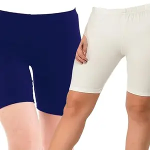Style Pitara Solid Men & Women Blue, White Cycling Shorts () SRTGBUJZRUPZN6DP